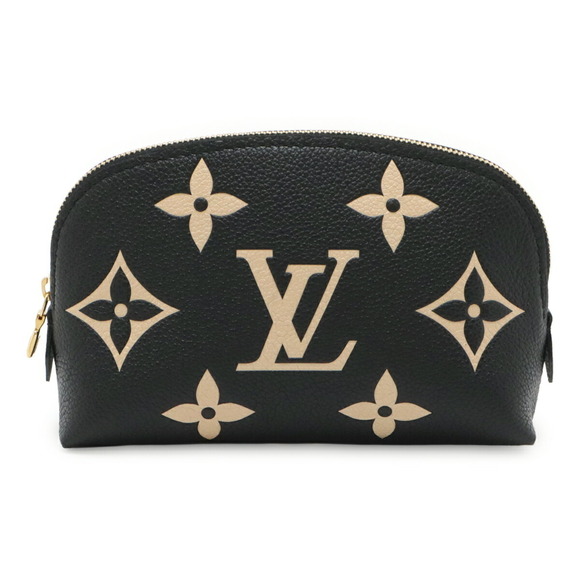 LOUIS VUITTON Handbags - LOUIS VUITTON Louis Vuitton Monogram Empreinte Pochette Tick Bicolor Black Be...